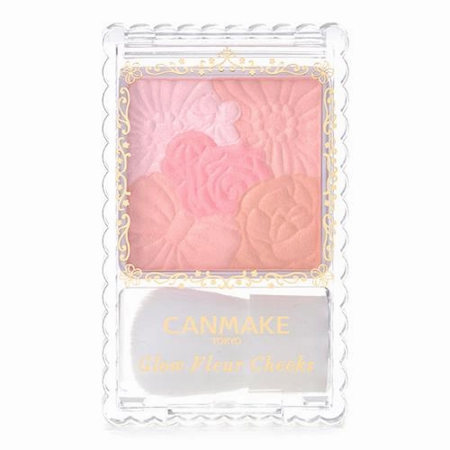 Canmake Glow Fleur Cheeks 01 Peach Fleur