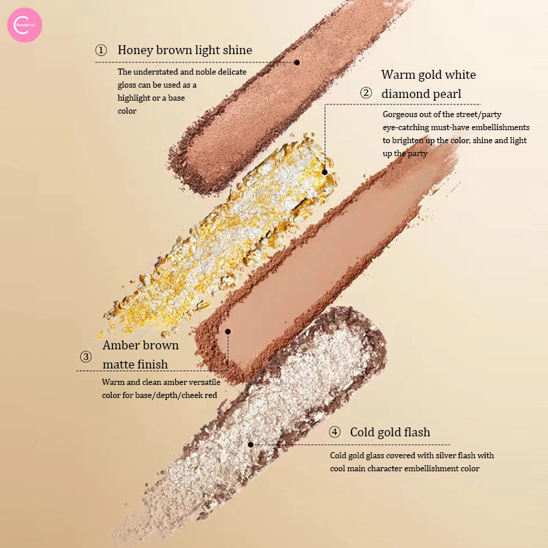 CHEERYEP (QIANYAN) Festive Gothic Holiday Eyeshadow Set