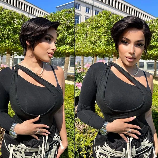 Crazy Wednesday | Affordable Pixie Cut Minimalist HD Lace Glueless Wig Pre-Cut Lace