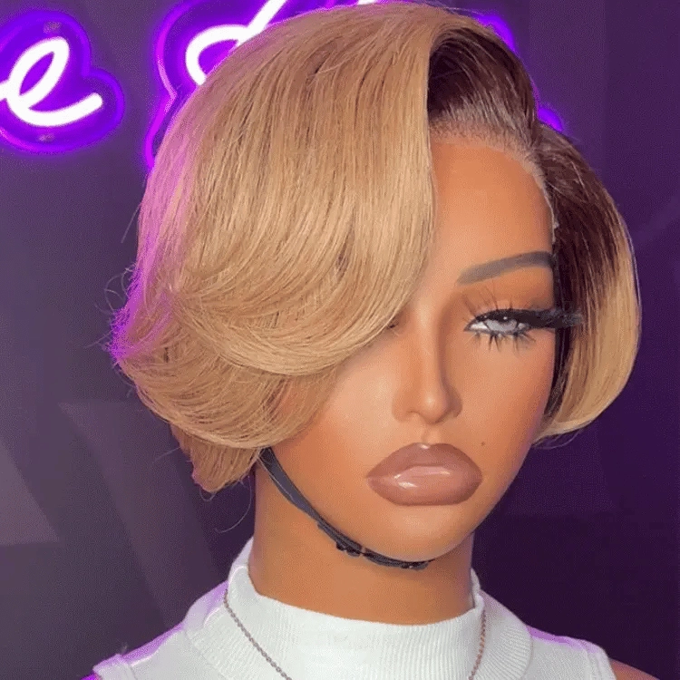 Crazy Wednesday | Affordable Pixie Cut Minimalist HD Lace Glueless Wig Pre-Cut Lace