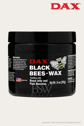 DAX BLACK BEES-WAX  FORTIFIED WITH ROYAL JELLY AND PURE BEESWAX 14oz
