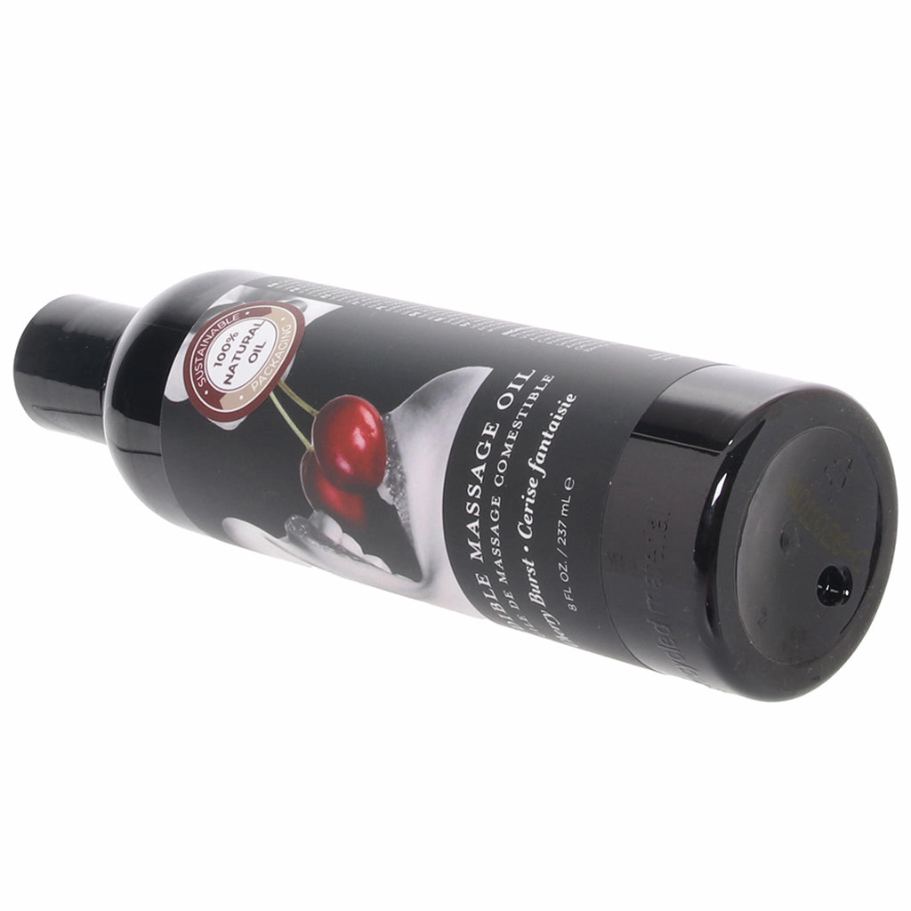 Edible Massage Oil 8oz/236ml in Cherry