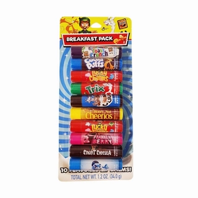 General Mills Breakfast Pack Flavored Lip Balms 10pk