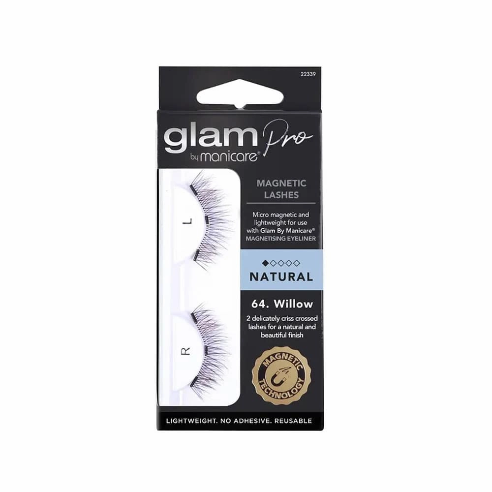 Glam Pro By Manicare Magnetic Lashes Natural 64. Willow