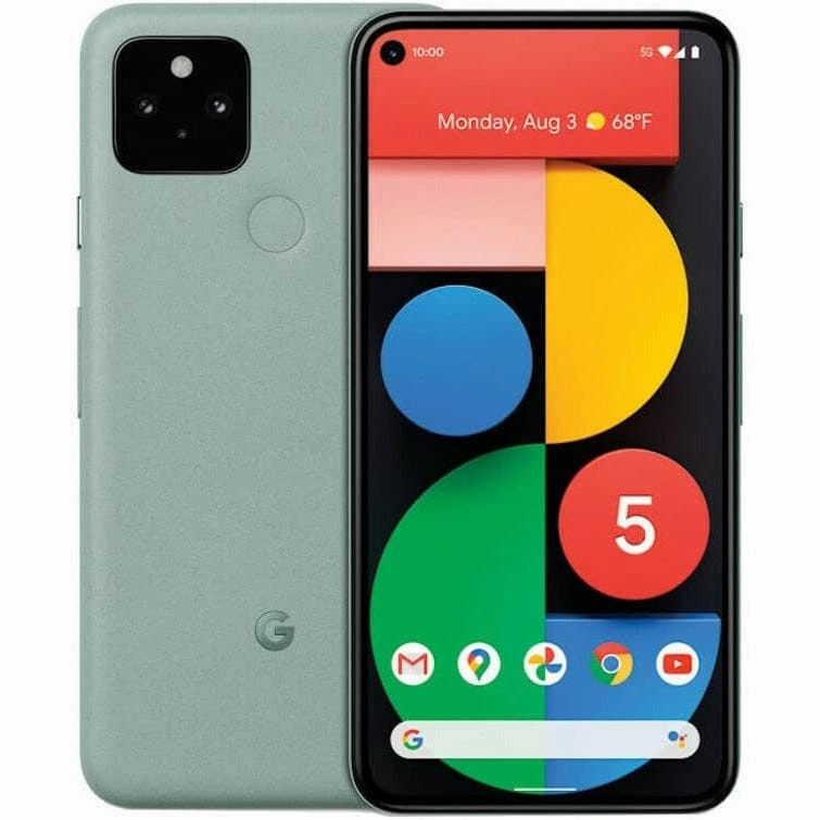 Google - Pixel 5 5G 128GB - Sorta Sage Unlocked