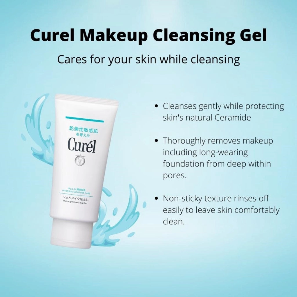 Kao Curel Intensive Moisture Care Makeup Cleansing Gel 130g
