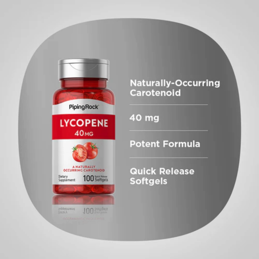 Lycopene, 40 mg, 100 Quick Release Softgels, 2  Bottles