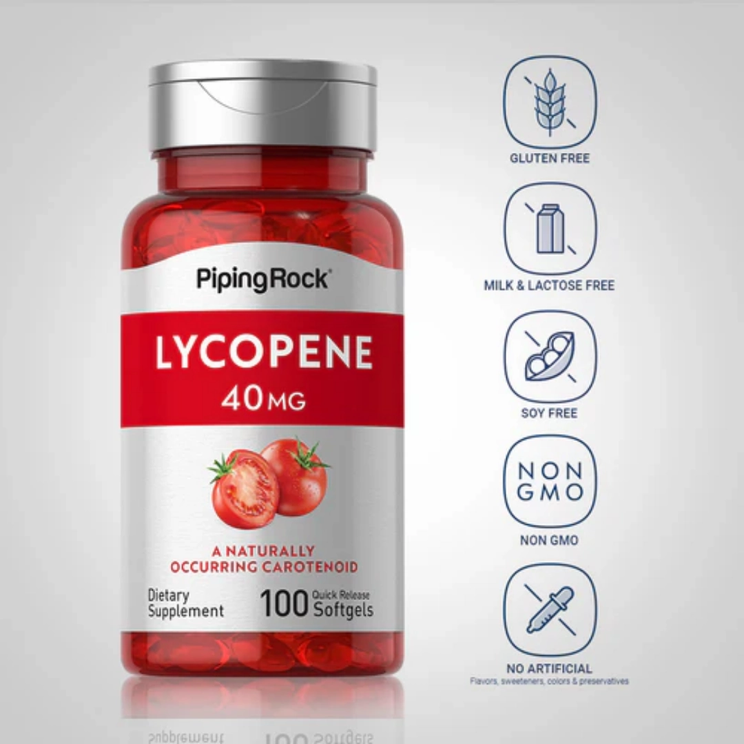 Lycopene, 40 mg, 100 Quick Release Softgels, 2  Bottles