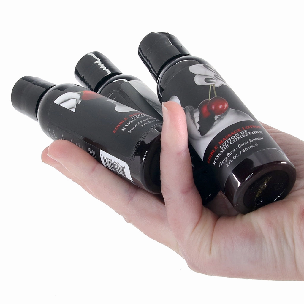 Massage A Trois Edible Massage Lotion Gift Set in 2oz/60ml