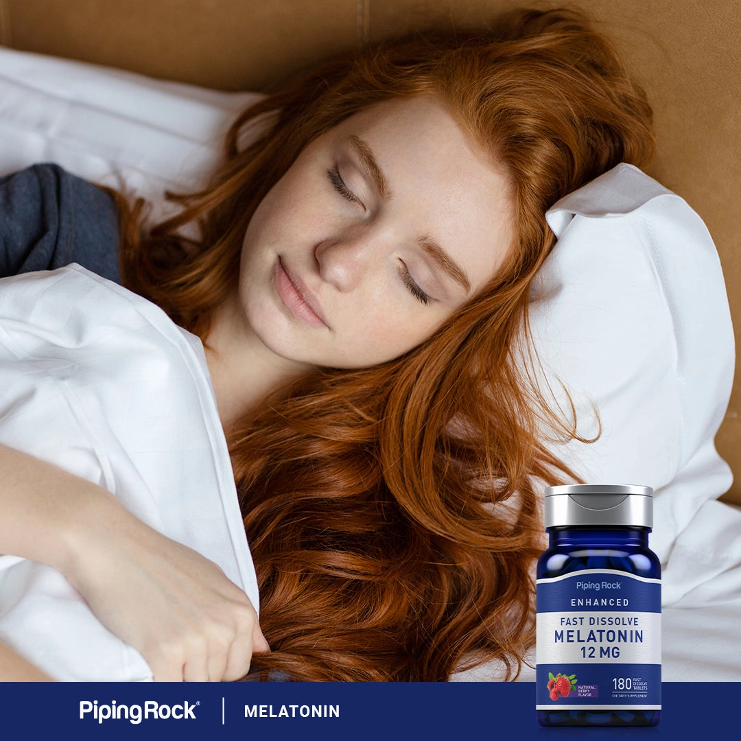 Melatonin Fast Dissolve, 12 mg, 180 Fast Dissolve Tablets