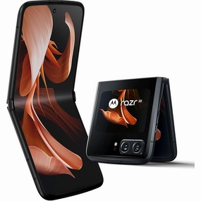 Motorola Razr 2022 Dual-SIM 256GB ROM   8GB RAM (GSM Only | No CDMA) Factory Unlocked 5G Smartphone (Satin Black) - International Version