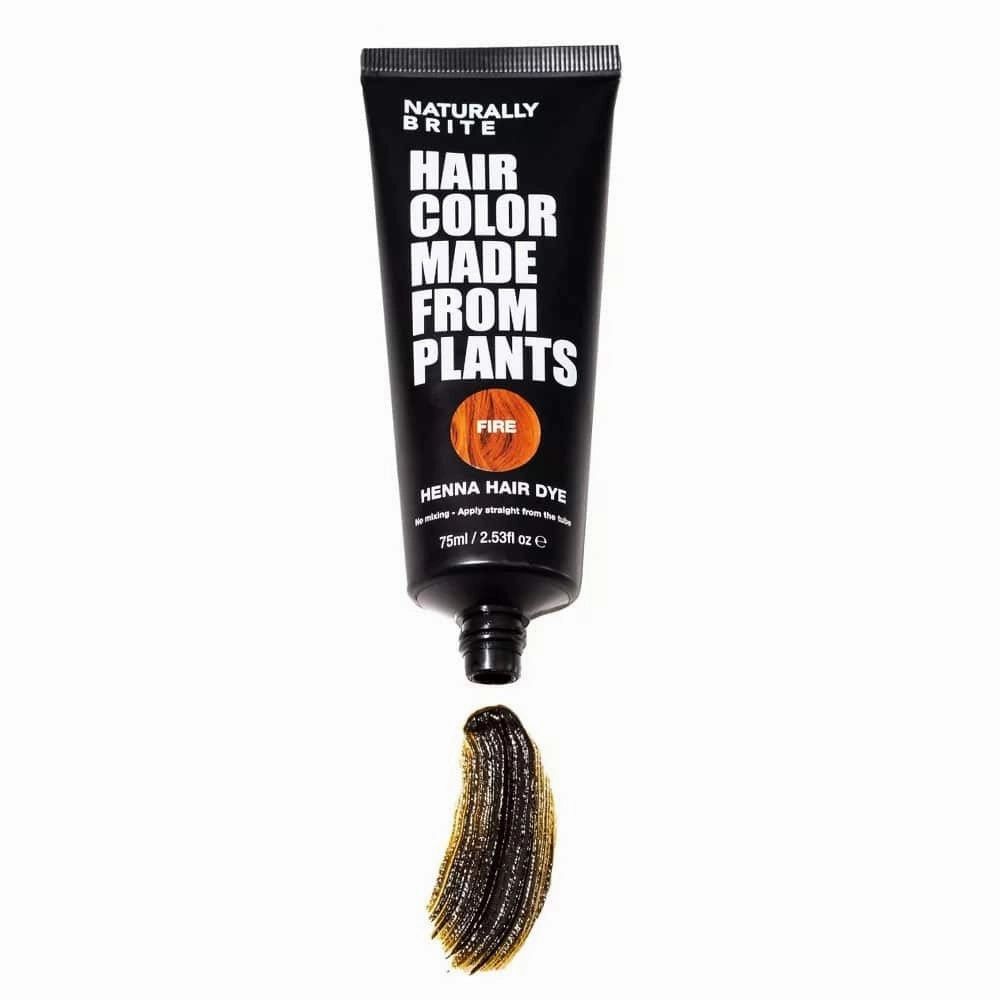 Naturally Brite Henna Hair Dye Fire 75ml