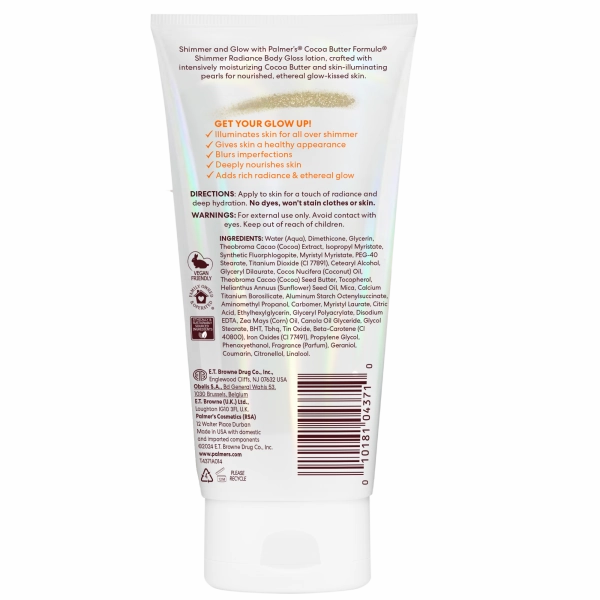Palmer's Cocoa Butter Formula Shimmer Radiance Body Gloss - 5.25 oz