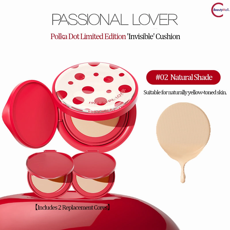 PASSIONAL LOVER Polka Dot Series Invisible Smudge-Proof Cushion Foundation