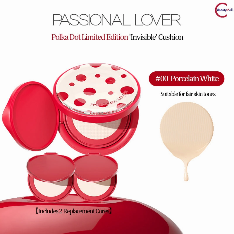PASSIONAL LOVER Polka Dot Series Invisible Smudge-Proof Cushion Foundation