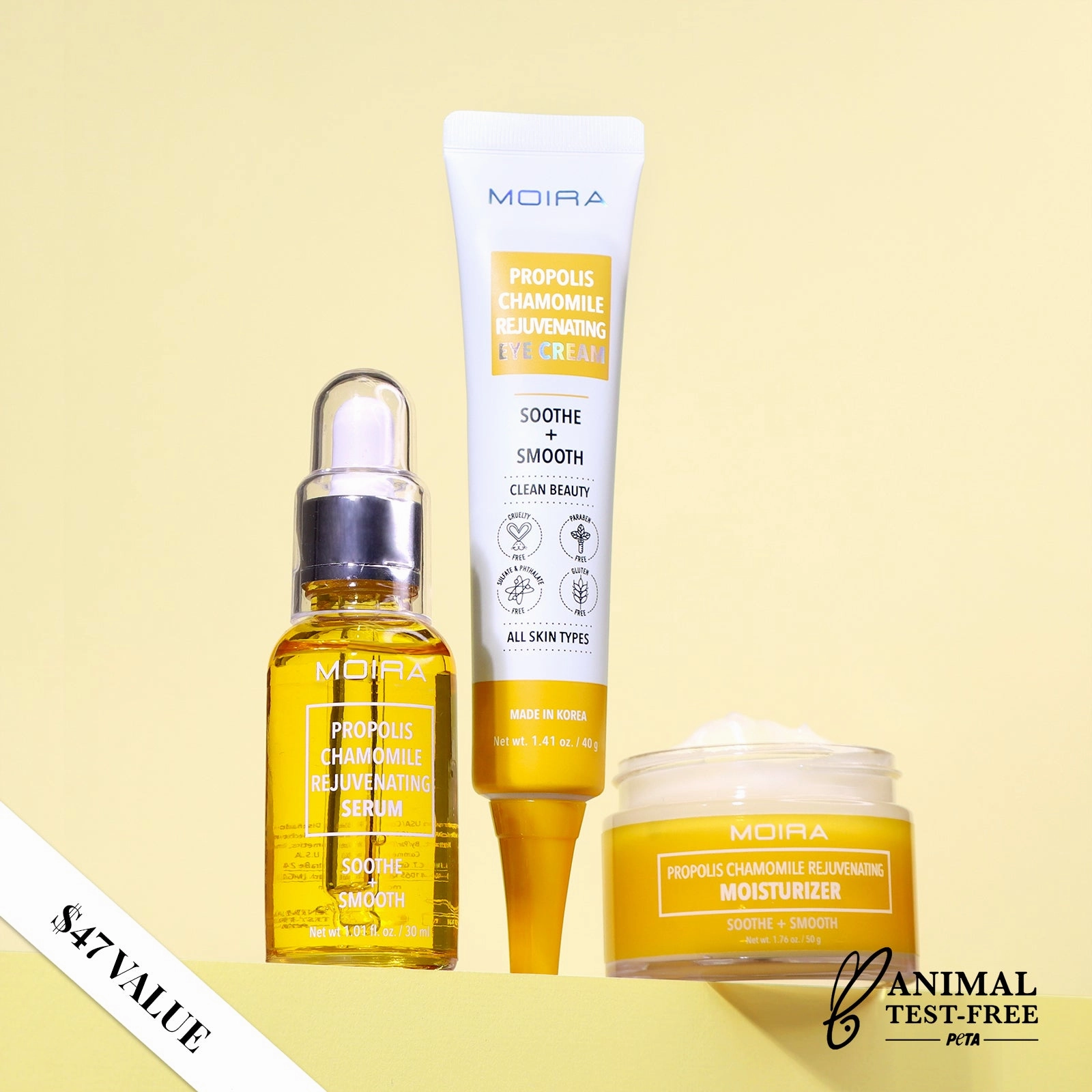Propolis Chamomile Rejuvenating Skincare Bundle