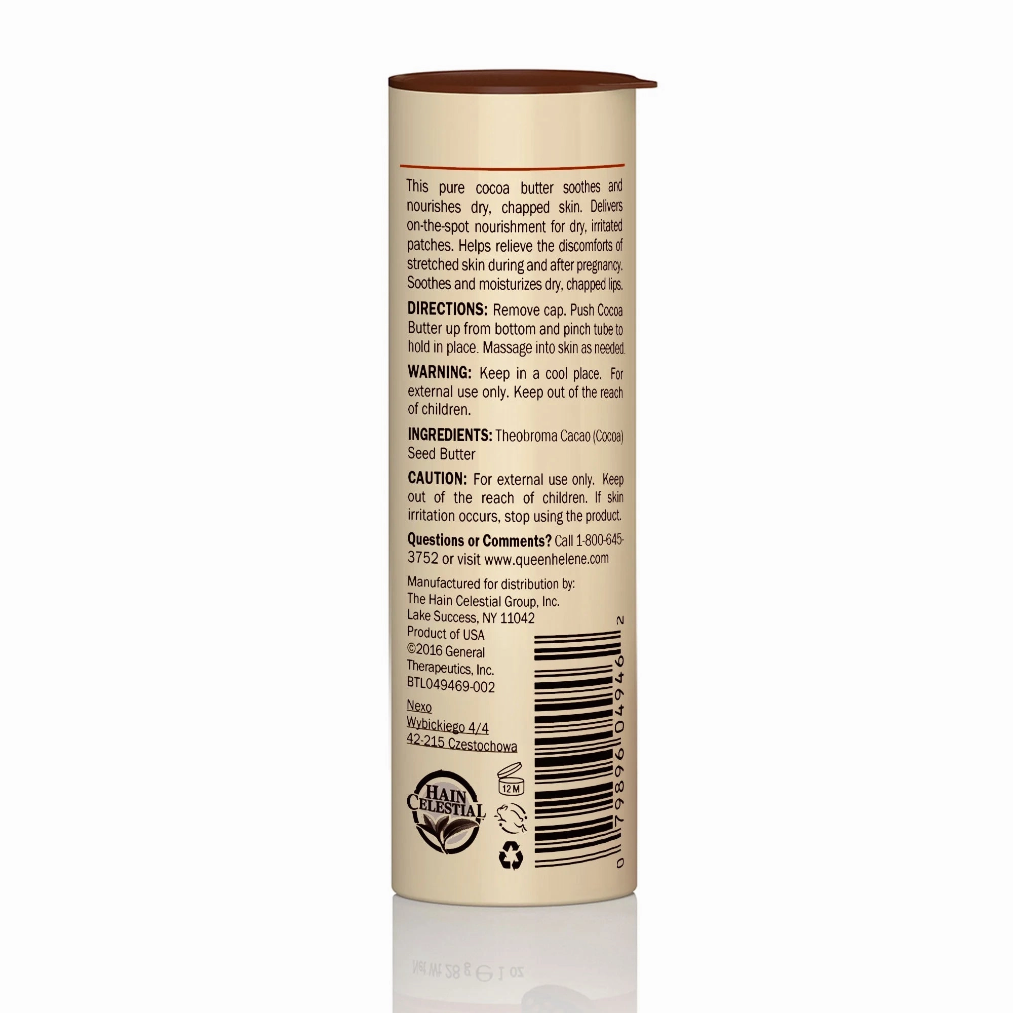 Queen Helene 100% Cocoa Butter Stick - 1 oz