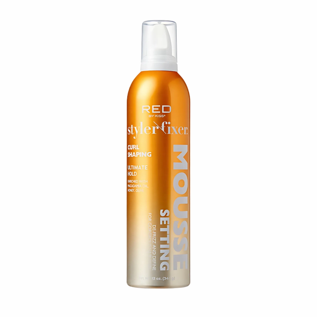 Red by Kiss Frizz Control Setting Mousse for Braid and Curls - Choose Size