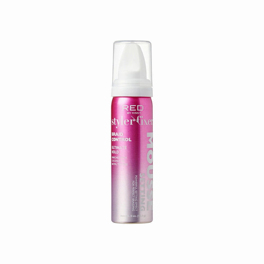 Red by Kiss Frizz Control Setting Mousse for Braid and Curls - Choose Size