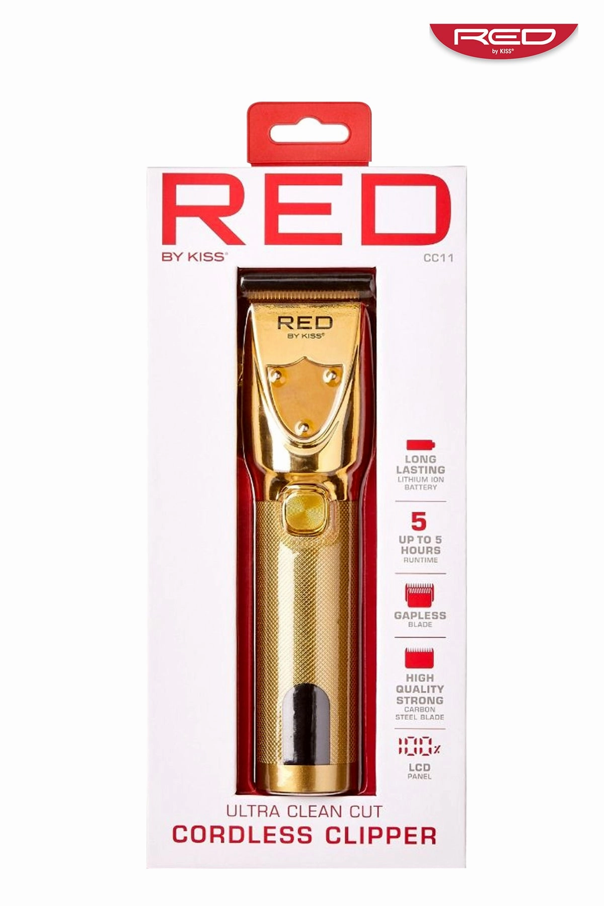 RED BY KISS ULTRA CLEANCUT CORDLESS CLIPPER CC11