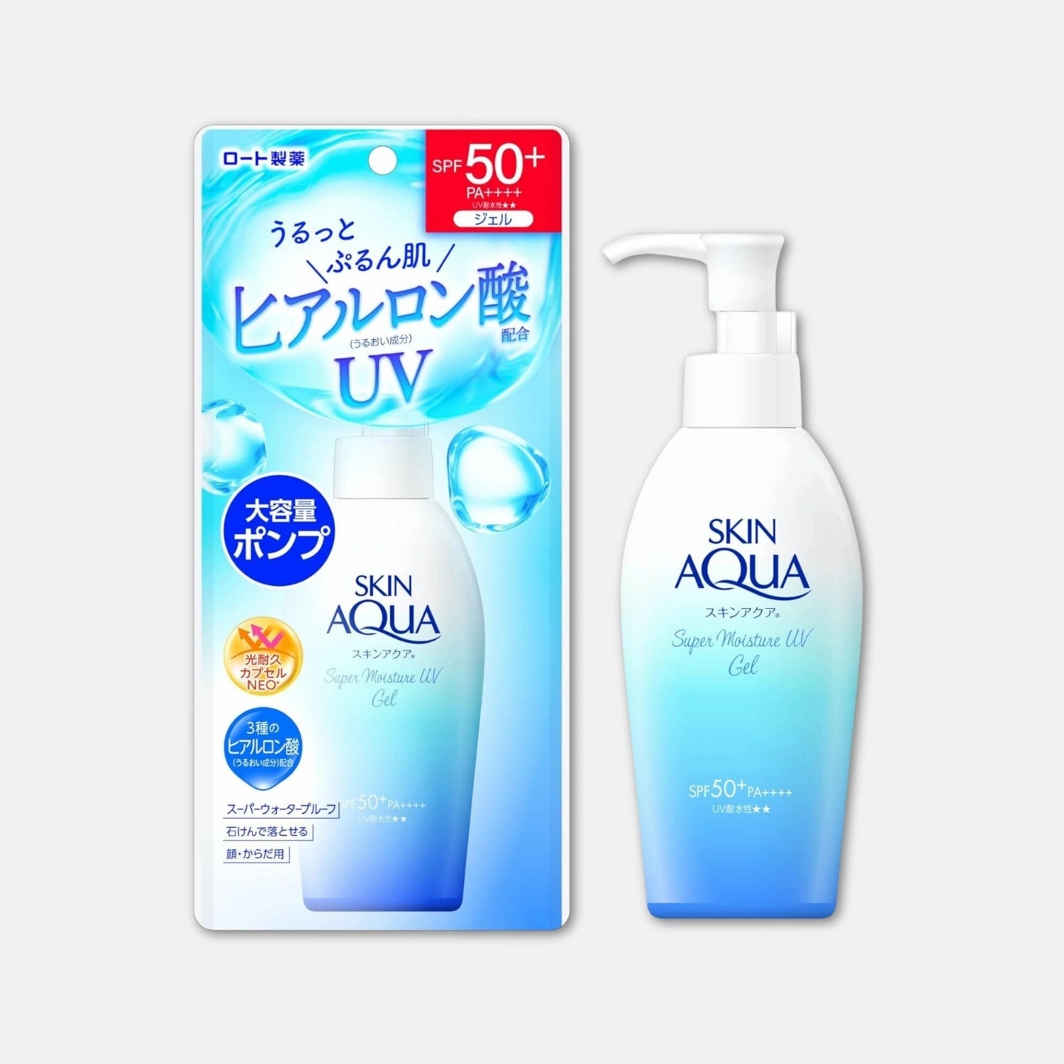 Rohto Skin Aqua Super Moisture UV Gel Pump 140g