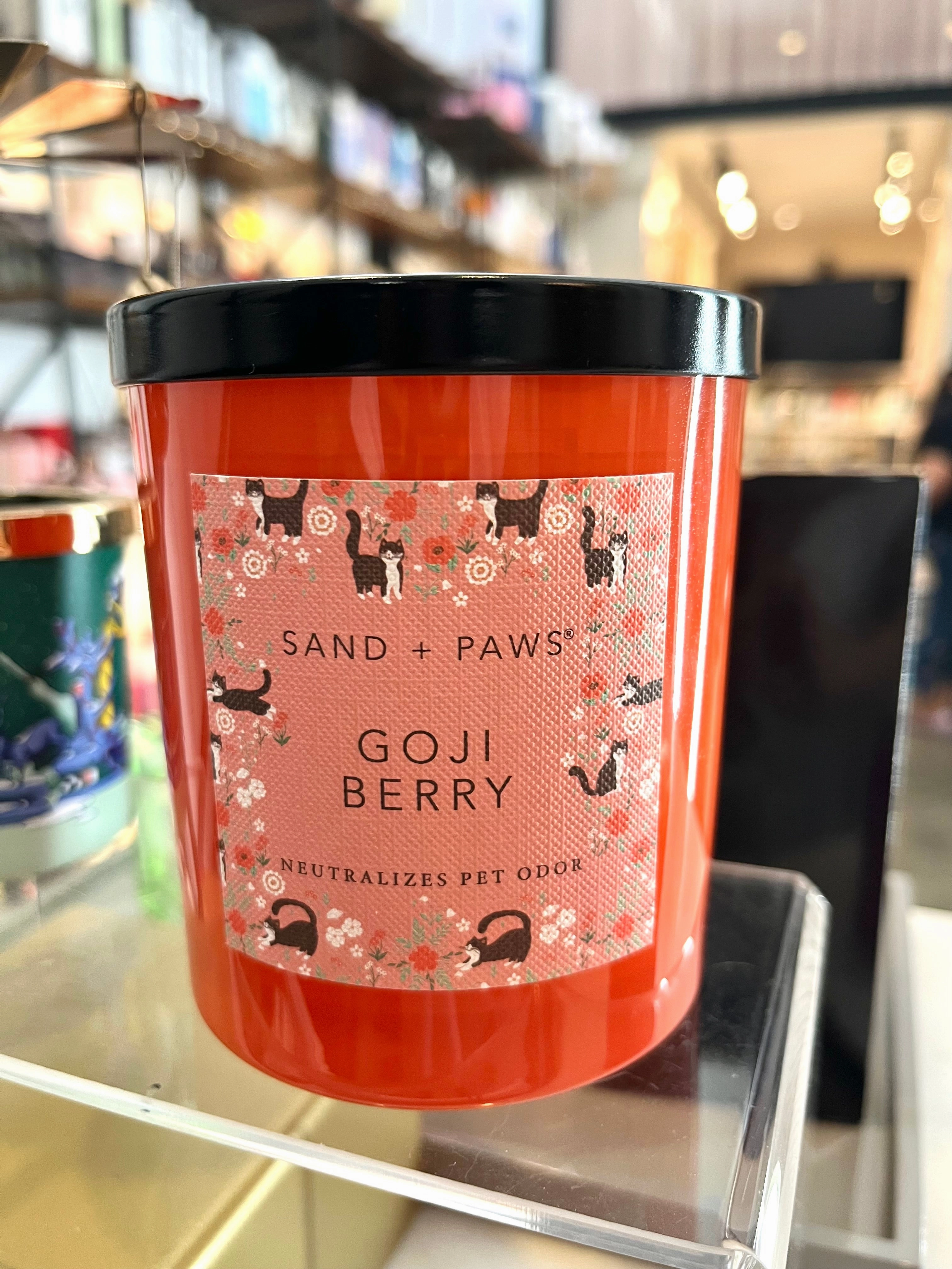 Sand   Paws Goji Berry Scented Candle