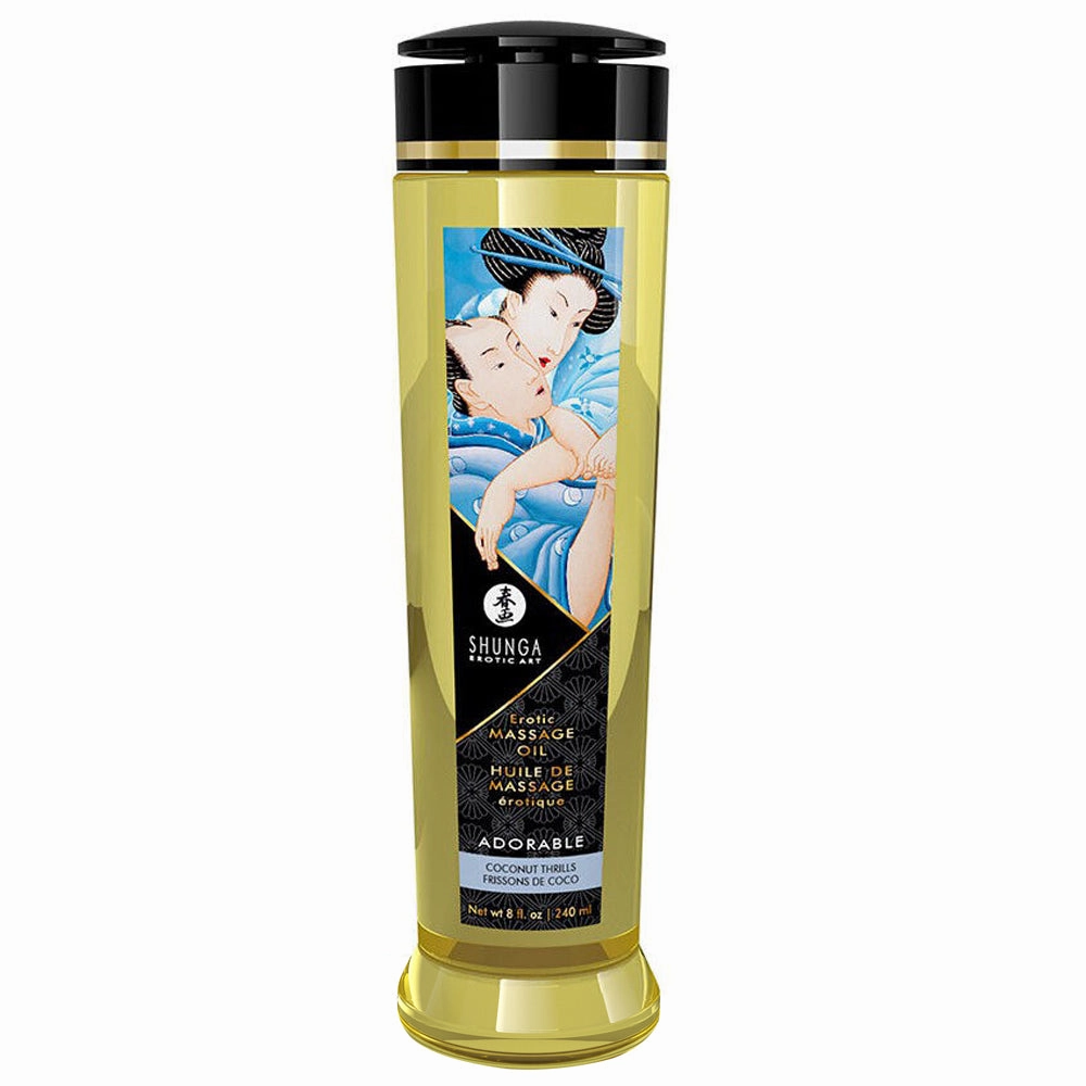 Shunga Erotic Scented Massage Oil - Coconut Thrills