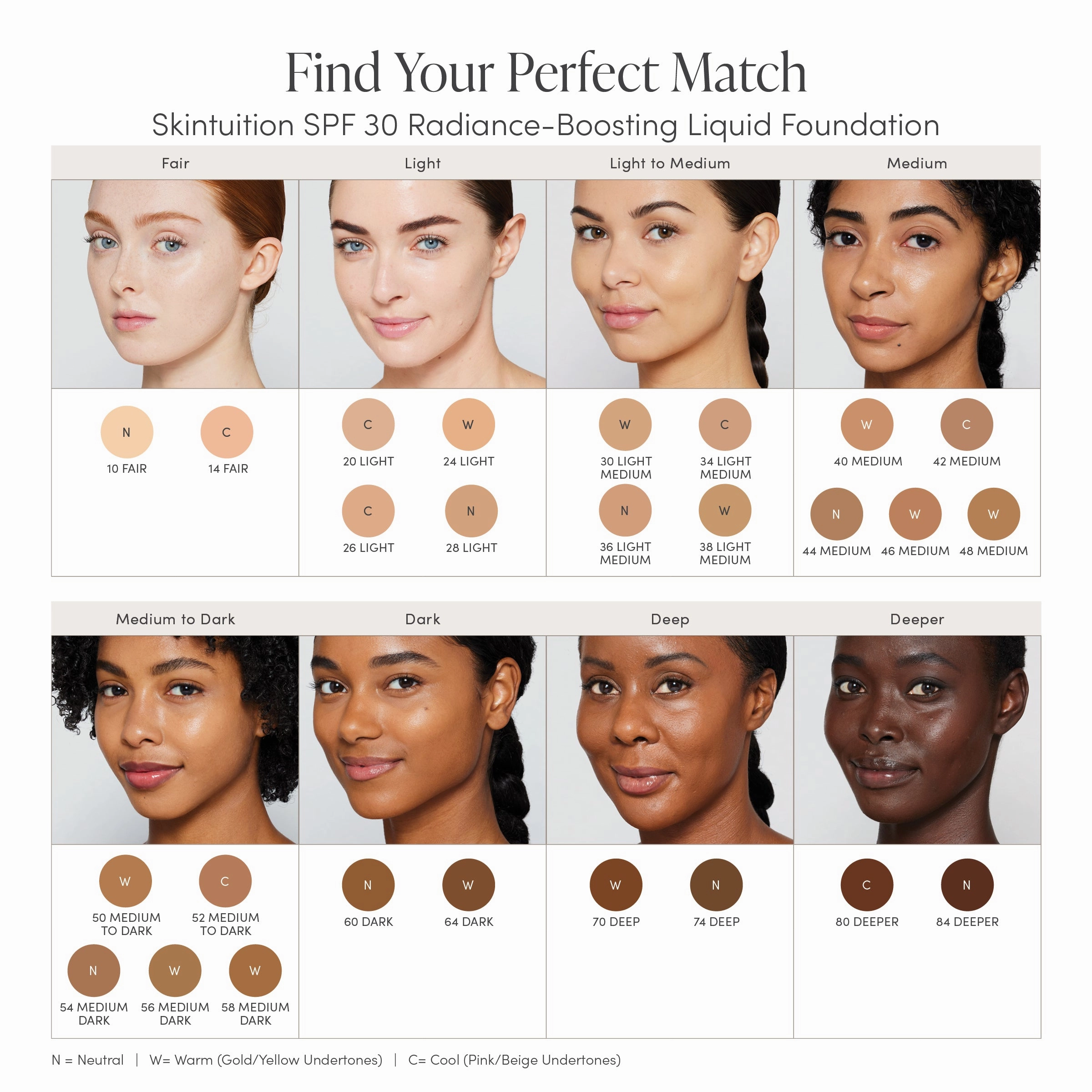 Skintuition SPF 30 Radiance-Boosting Liquid Foundation Sample Card