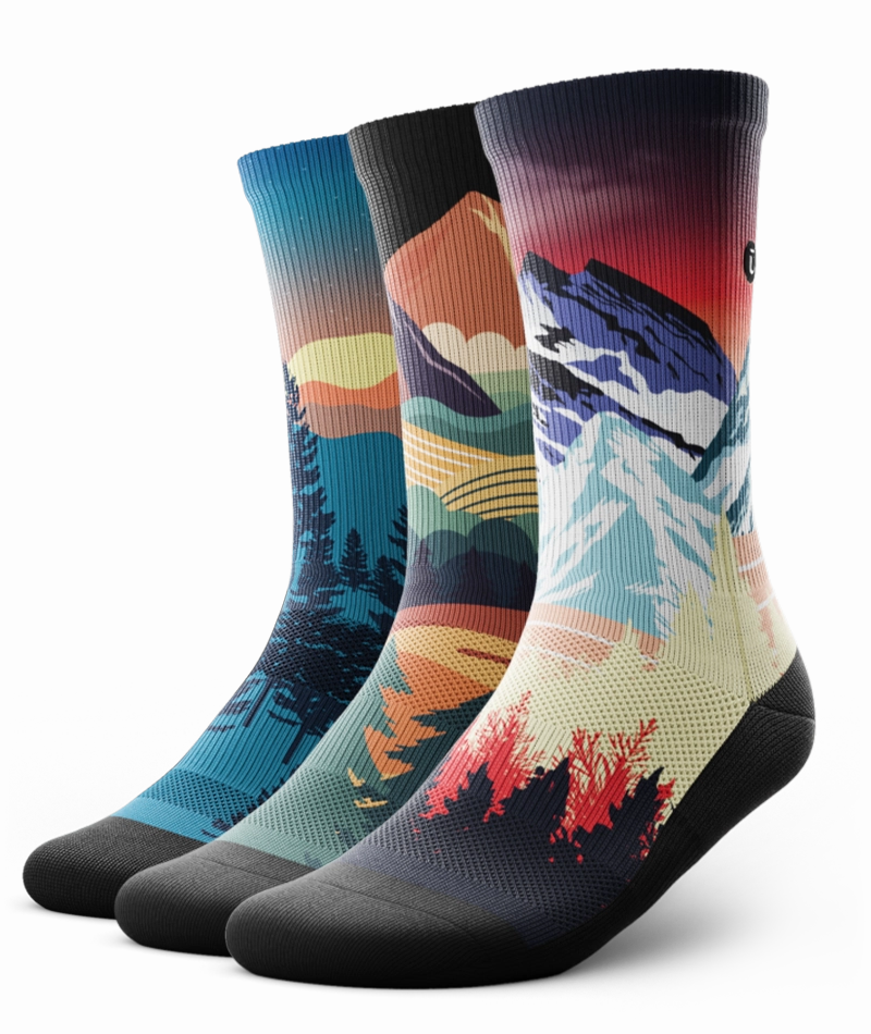 Skyward Bound Crew Socks 3-Pack