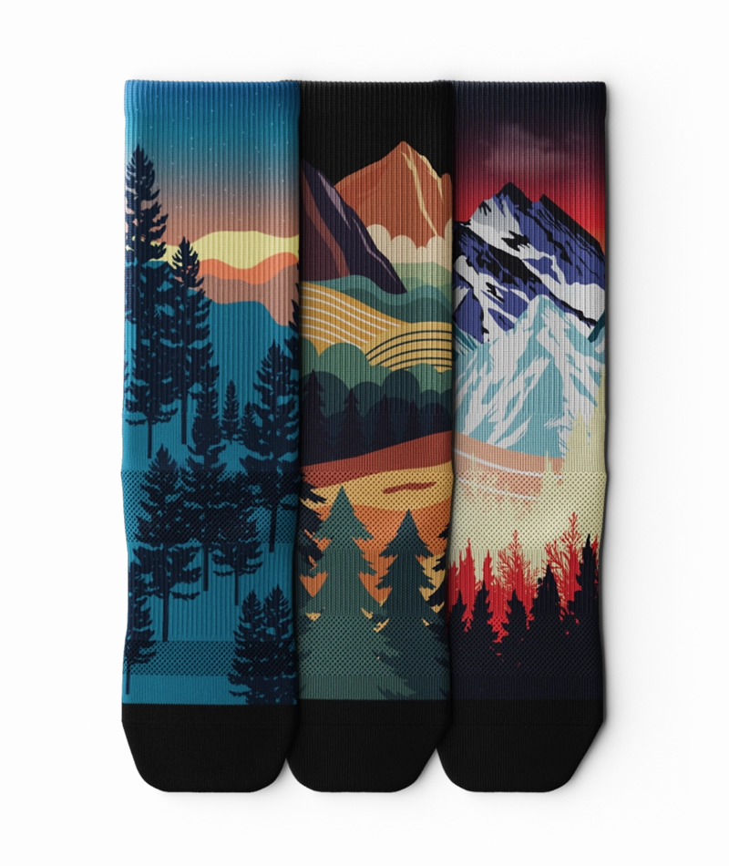 Skyward Bound Crew Socks 3-Pack