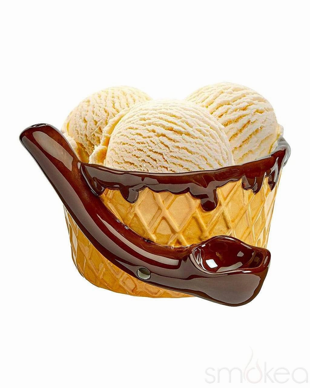 SMOKEA Ceramic Ice Cream Bowl Pipe
